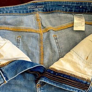 Chico’s- skinny ankle blue jeans Sz 14R